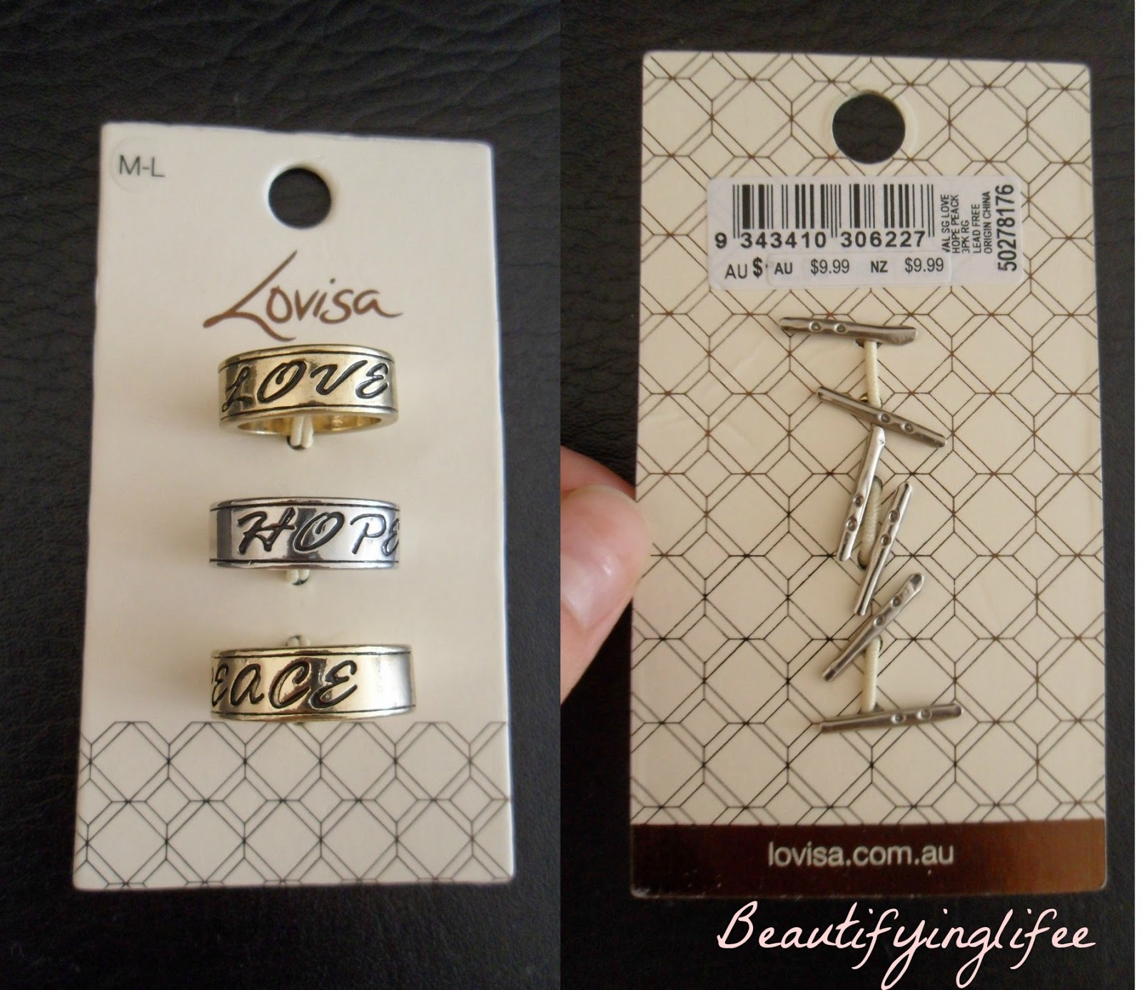 Jewellery haul] Lovisa + Equip ♥ - ♥ Beautifying Life ♥